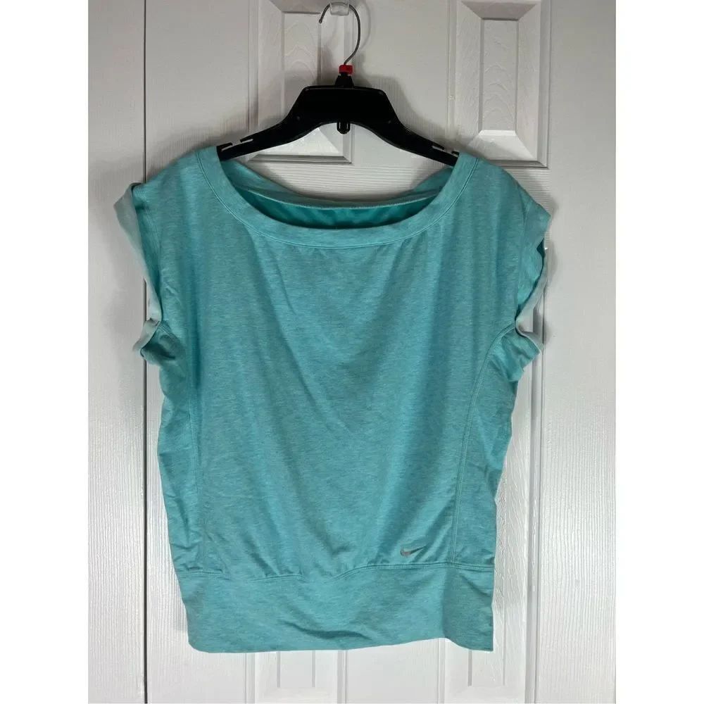 Nike Dri Fit Womens Teal Top Size XS
